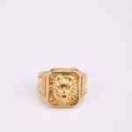 Chevalières lion en acier inoxydable – Image 2