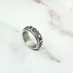 Bague Tournante Antistress Lune