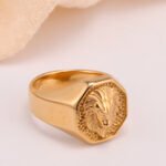 Chevalière Tete de Lion – Image 2