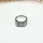 Chevaliére Viking Strass Acier – Image 2