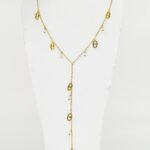 Collier pendentif en Y en Perle