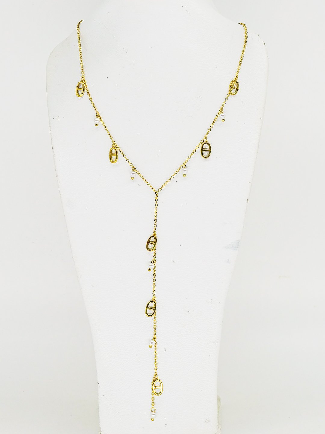 01006138 Collier pendentif en Y en Perle – Image 1