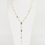 Collier en forme de Y strass