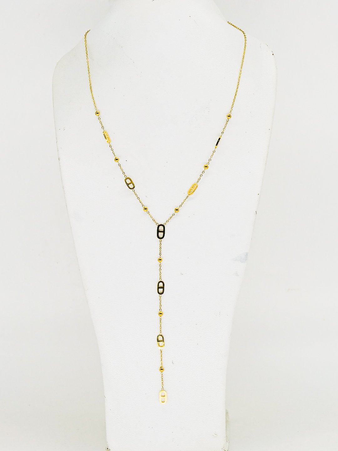01006140 Collier en forme de Y strass – Image 1