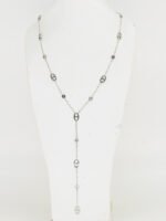 Collier pendentif en Y Strass – Image 2