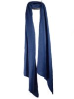 Grand Écharpe Blue Navy – Image 2