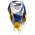 Écharpe à Carreaux Joe Green et Jaune