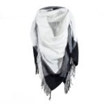 Écharpe à Carreaux Black et Noir