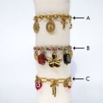Bracelets Charms Vierge Fleur – Image 2