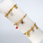 Bracelets Charms Trefle Papillon
