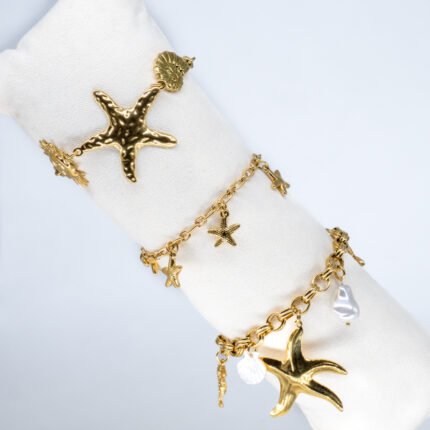Bracelets Charms Etoile de Mer Couquillage