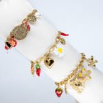 Bracelets Charms Coure Sacré Fleure