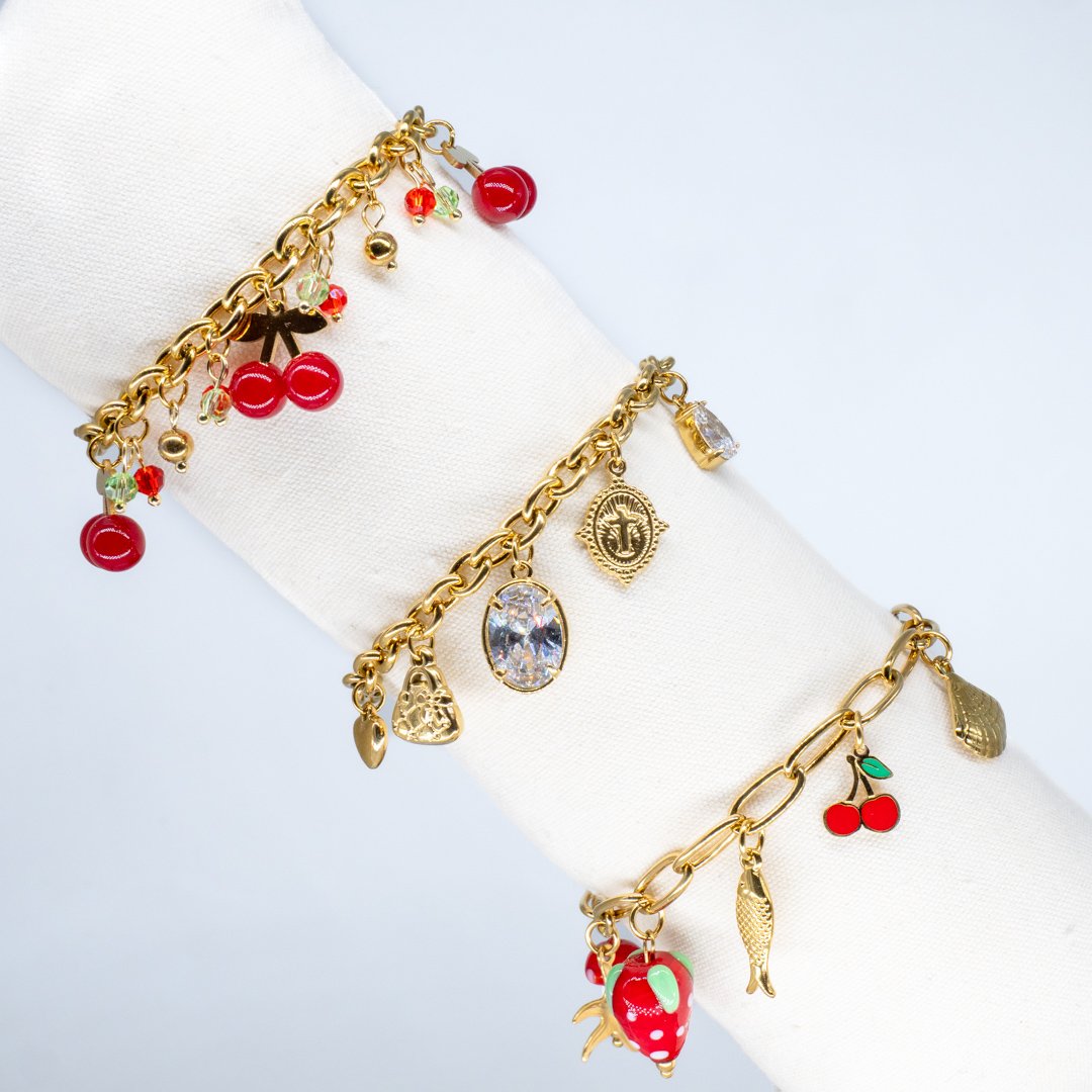 Bracelets Charms-53 Bracelets Charms Cerise Solei – Image 1