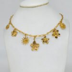 Collier Charms Fleur Solei