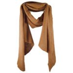 Grand Écharpe kaki Marron
