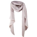 Grand Écharpe Gris Rose