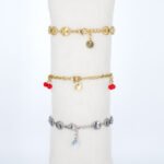 Bracelets Maille Grain de Café Cerise – Image 3