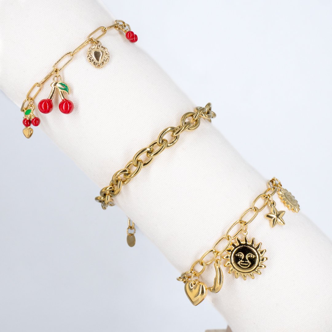 IBC0-33 Bracelets Cerise Chaìne Solei – Image 1
