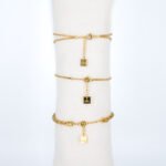 Bracelets Coq de Liberté Acier Pendentifs – Image 3