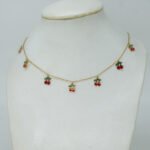 Collier Charms Cerises