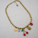 Collier Charms Cerise – Image 2