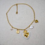 Collier Charms Coure Blanc – Image 2