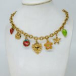 Collier Coure Orange