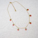 Collier Charms fraises – Image 2