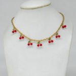 Collier Charms Cerises
