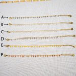 Bracelets Crystal Pendent Doré 2 – Image 2