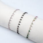 Bracelets Crystal Pendent Argenté