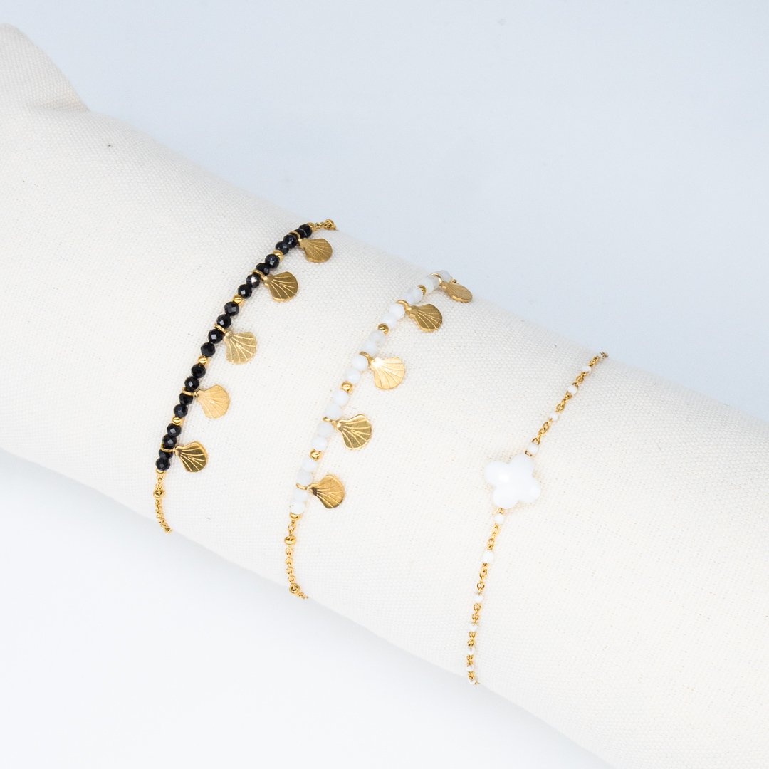 LBcd-15 Bracelets Chaine Perles Crystal – Image 1