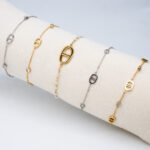 Bracelets Chanes Crystal perles CD
