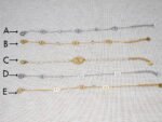 Bracelets Chanes Crystal perles CD – Image 2