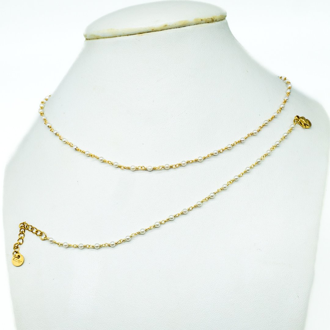 LCPM0-15 Collier Chaîne Crystal – Image 1