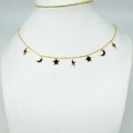 Collier Chaîne Etoile Lune