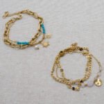 Bracelets Mulrti-Rangs Solei et Pierre Qwartz Rose