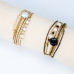 Bracelets Mulrti-Rangs Nacar Onix