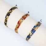 Bracelets Mulrti-Rangs Noir Orange Bleu – Image 3