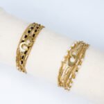 Bracelets Mulrti-Rangs Menottes Noir et Blanc