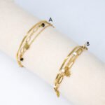 Bracelets Mulrti-Rangs Crystal Noir et Blanc – Image 3