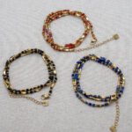 Bracelets Mulrti-Rangs Noir Orange Bleu – Image 2