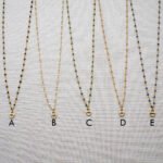 Colliers Chaìne Perles Résine CD Doré – Image 2