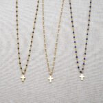 Collier Chaîne Résine Croix