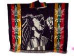 Poncho en Alpaga Motif Bob Marley – Image 2