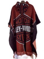 Poncho en Motif Motard H-D – Image 3
