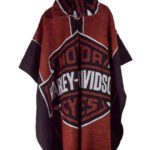 Poncho en Motif Motard H-D