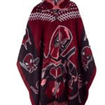Poncho en Alpaga Motif Deadpool