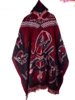 Poncho en Alpaga Motif Deadpool