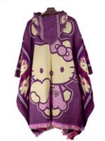 Poncho en Motif Anime Hello Kitty